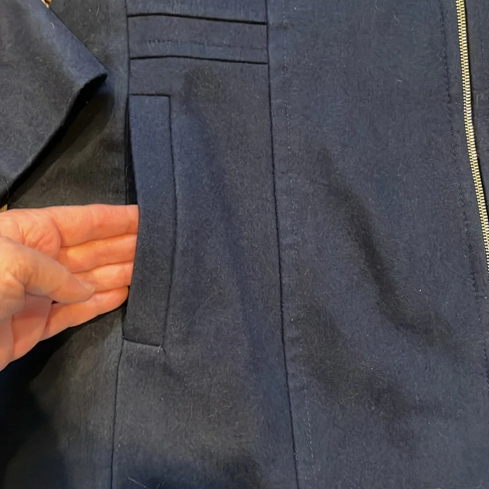 Avanti‎ Wool Blend Zipper Hooded Coat - Picture 7 of 10